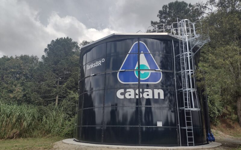 CASAN prepara base para construção de novo reservatório em Armazém