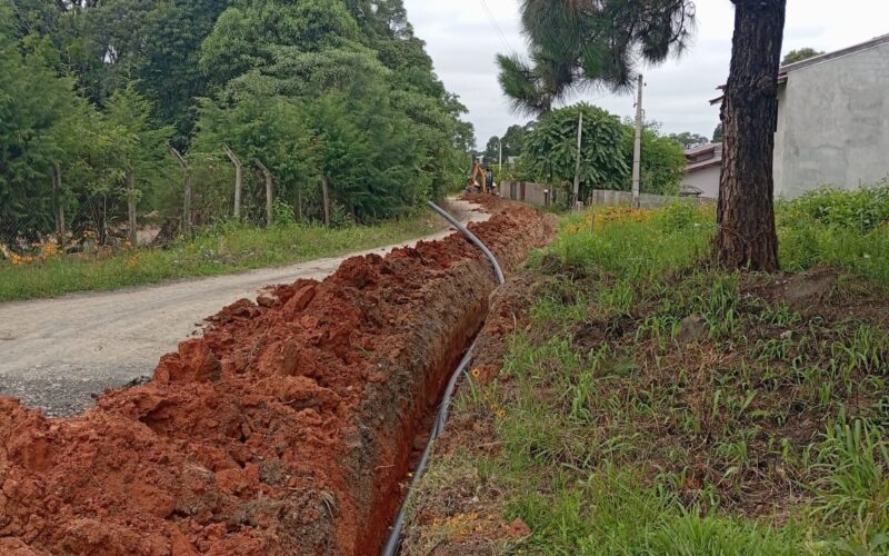 Casan instala 3,5 km de novas redes para comunidade em Canoinhas