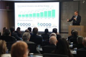 Contas públicas e desempenho econômico de SC são destaques em encontro de lideranças empresariais na Fiesc
