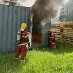 Corpo de Bombeiros inicia testes em simulador para avaliação de sistemas de segurança contra incêndio