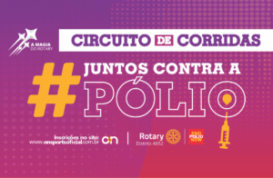 Corrida solidária contra a poliomielite chega à reta final com etapa em Tubarão neste domingo