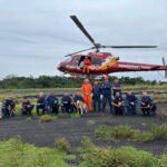 Binômios do Corpo de Bombeiros Militar realizam treinamento conjunto em Florianópolis