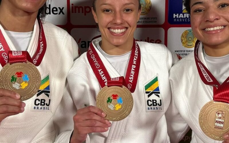 Brasileiras garantem três bronzes em 1º dia de Grand Slam de Judô