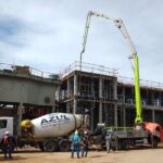 Casan conclui mais uma etapa de concretagem na ETE Insular, em Florianópolis