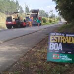 Estrada Boa: SC-350, no Meio-Oeste, passa por revitalização entre a BR-116 e a BR-153