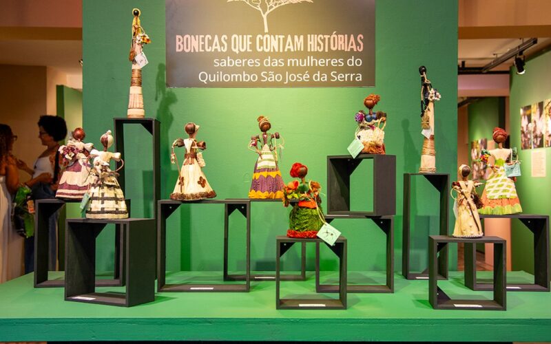 Exposição de bonecas mostra saber quilombola no Rio