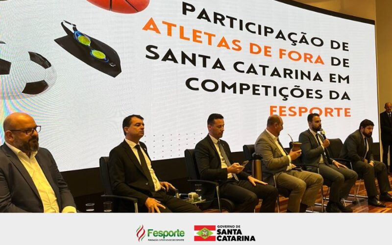 Fesporte participa de audiência pública na Assembleia Legislativa do Estado de Santa Catarina