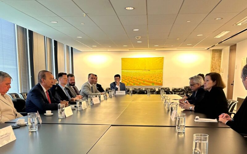 Governador Jorginho Mello solicita apoio da embaixadora brasileira em Washington diante da ameaça da gripe aviária