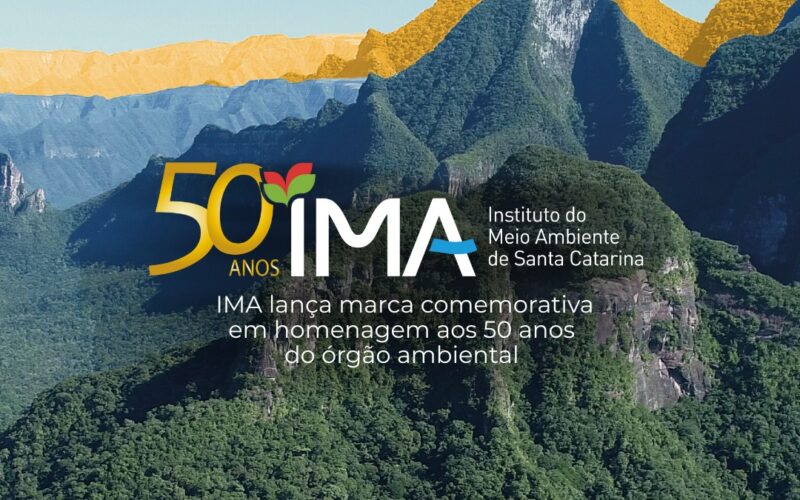 IMA lança marca comemorativa para celebrar os 50 anos do órgão ambiental catarinense
