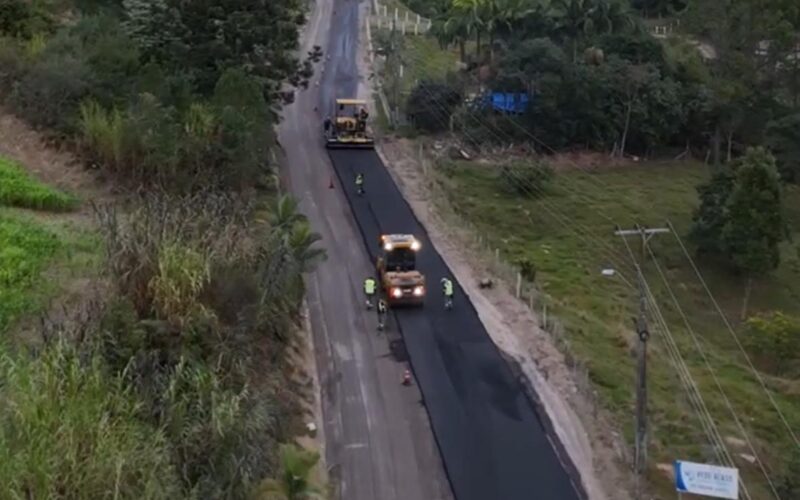 Infraestrutura atua em mais de 50 quilômetros da revitalização da SC-340, no Alto Vale