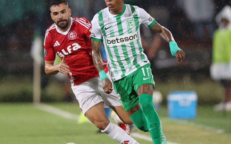 Inter é superado por 3 a 1 pelo Atlético Nacional na Libertadores