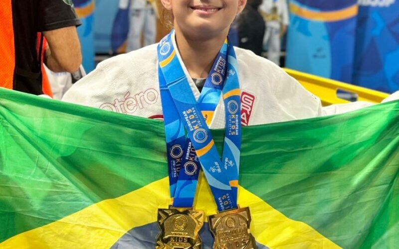 Jade Mendonça conquista o bicampeonato europeu de jiu-jítsu em Roma na Itália