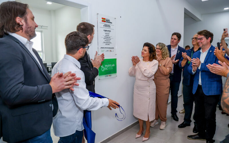 MultiLab SC: governadora em exercício entrega laboratórios para o Instituto Federal Catarinense em Araquari