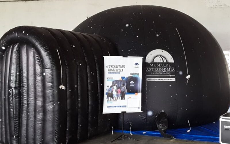 Museu e bibliotecas levarão planetário móvel a comunidades do Rio
