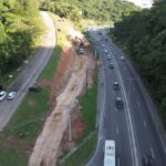 Obras de triplicação da SC-401 avançam no Morro das Madeireiras em Florianópolis