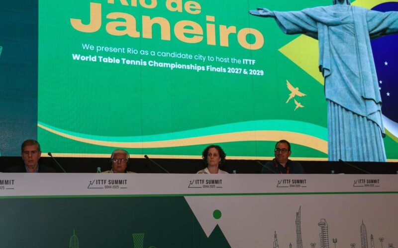 Rio de Janeiro será a sede do Mundial de Tênis de Mesa em 2029
