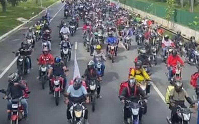 SP: motofretistas fazem ato contra "pejotização" no Dia do Trabalhador