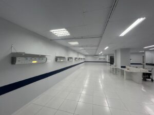 Saúde em Obras: Revitalização do Pronto-Socorro do Hospital Regional de Joinville avança com mais de 80% de entrega