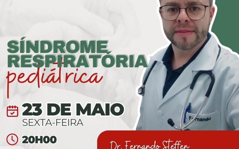 Saúde promove Webaula sobre Síndromes Respiratórias Pediátricas