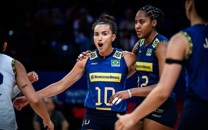 Ana Cristina lidera vitória brasileira pela Liga das Nações de vôlei