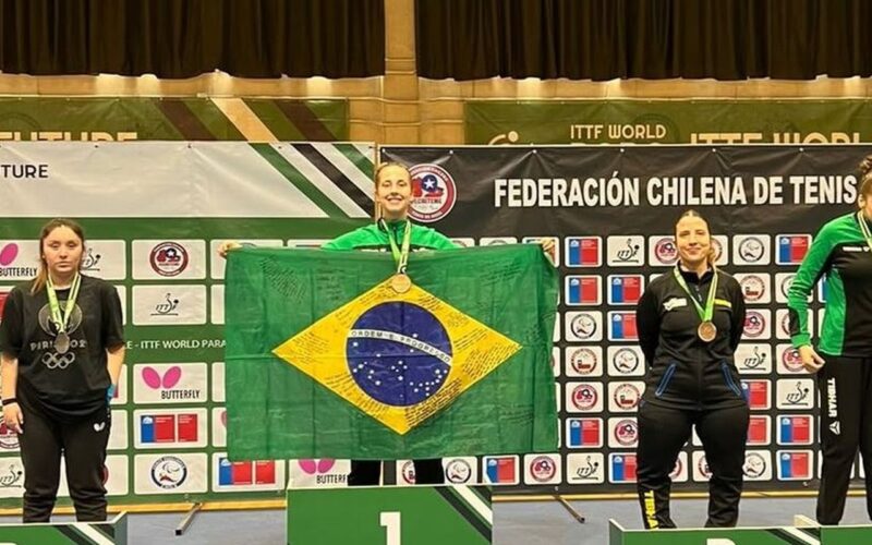 Brasil fatura 28 medalhas, 11 de ouro, no tênis de mesa paralímpico