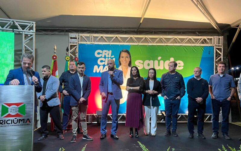 Com recursos do Governo do Estado, nova Unidade Básica de Saúde é inaugurada em Criciúma