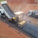 Estrada Boa: obra de pavimentação asfáltica da SC-156 no Extremo Oeste alcança 40% de execução