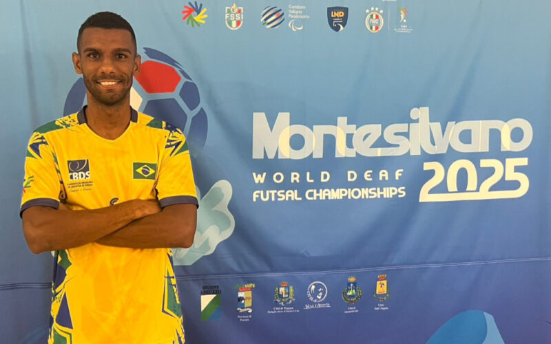 Estudante da Udesc Cefid defende o Brasil no Mundial de Futsal para Surdos 2025