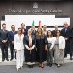Governador em exercício acompanha posse de Eliza Strapazzon como nova desembargadora do TJSC