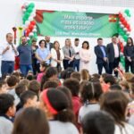 Governador inaugura duas novas quadras poliesportivas em escolas estaduais de Joinville, que vão beneficiar 3 mil estudantes