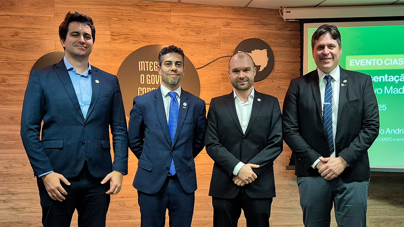 Gustavo da Silveira é empossado nesta terça como novo presidente do Ciasc durante reunião do conselho administrativo
