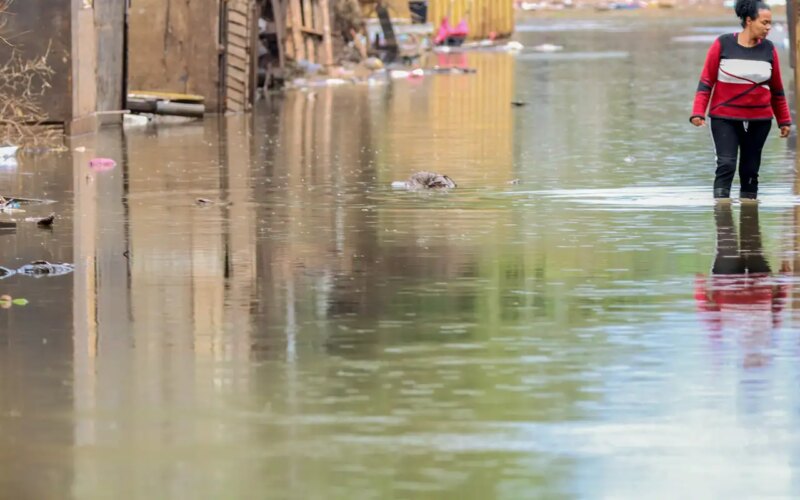 Inmet emite alerta vermelho para chuvas no Rio Grande do Sul