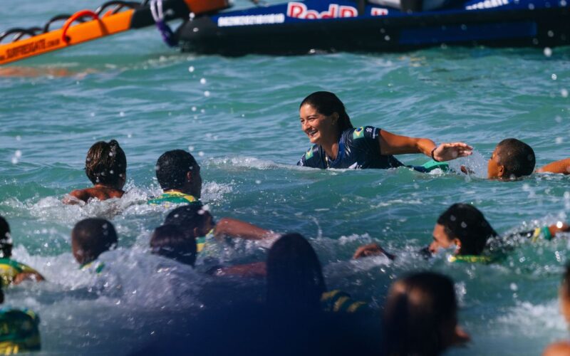 Luana Silva para em australiana e é vice-campeã em Saquarema