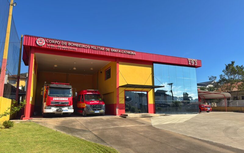 Quartel do Corpo de Bombeiros Militar em São Bento do Sul retoma suas atividades operacionais