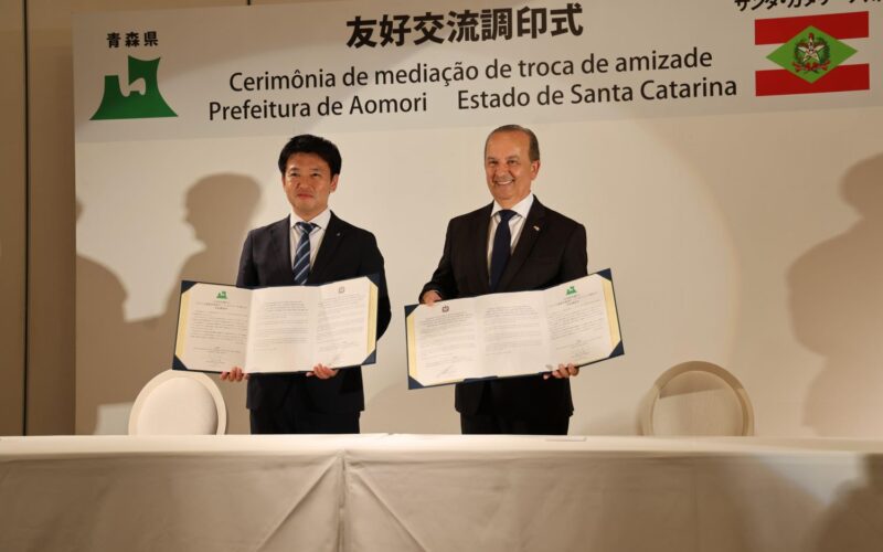 Santa Catarina e Aomori renovam parceria histórica iniciada em 1980