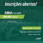 Secretaria de Estado do Planejamento abre edital com 24 vagas para especialistas em gestão de projetos e outras áreas de formação
