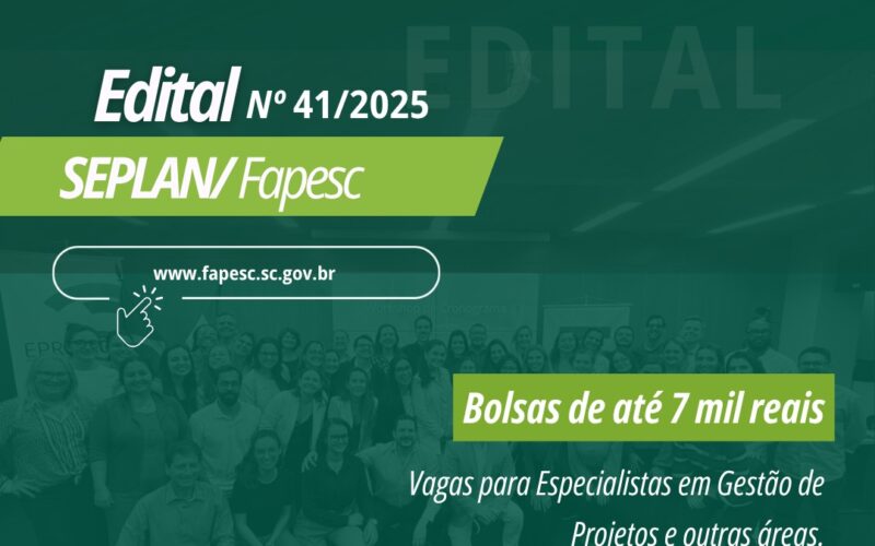 Secretaria de Estado do Planejamento abre edital com 24 vagas para especialistas em gestão de projetos e outras áreas de formação