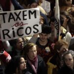 Ato na Avenida Paulista pede taxação de super-ricos e condena tarifaço