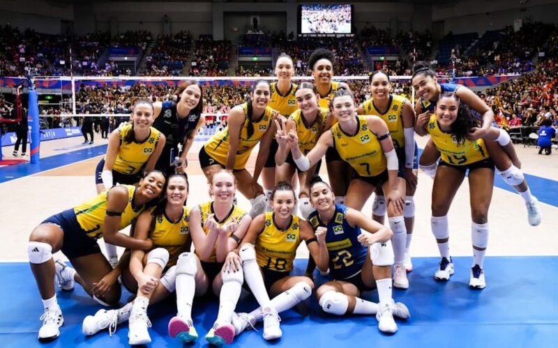 Brasil derrota Japão e mostra força na Liga das Nações de Vôlei