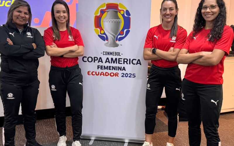 Brasileiras apitam abertura da Copa América Feminina