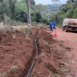 Casan amplia redes de água em Ponte Serrada