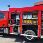 Corpo de Bombeiros de SC investe em renovação da frota de caminhões com veículo de última geração vindo da Espanha