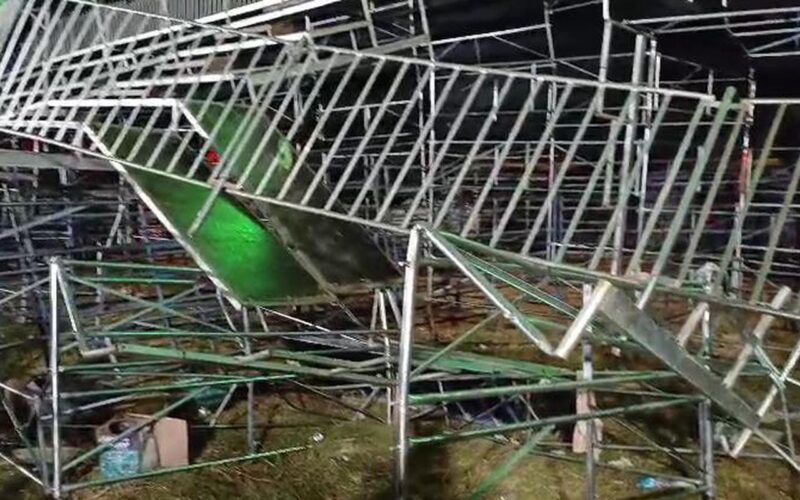 Desabamento de arquibancada em show no interior de SP deixa 60 feridos