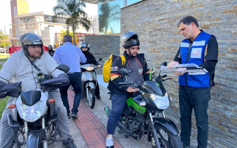 Detran/SC realiza ação especial durante a Semana Nacional do Motociclista