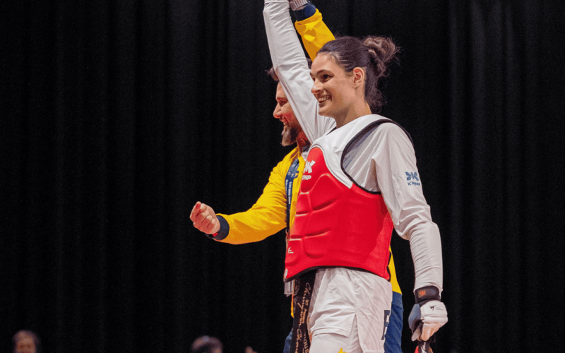 Jogos Mundiais Universitários: Maria Clara Pacheco é ouro no taekwondo