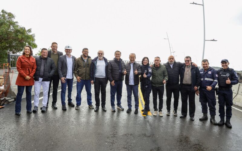 Nova ponte da Lagoa: governador participa da liberação parcial da maior travessia construída na Ilha de Santa Catarina
