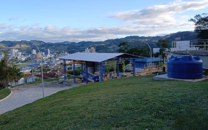Obra da nova ETA de Braço do Norte avança em uma nova etapa