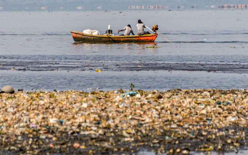 Pescadores tiram 46 toneladas de lixo em baías de Guanabara e Sepetiba