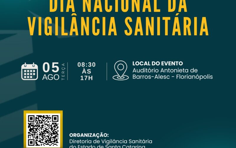 Seminário Estadual de Vigilância Sanitária está com inscrições abertas em Santa Catarina