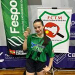 Talento do tênis de mesa de Rio do Sul celebra título em casa nos Joguinhos Abertos de Santa Catarina